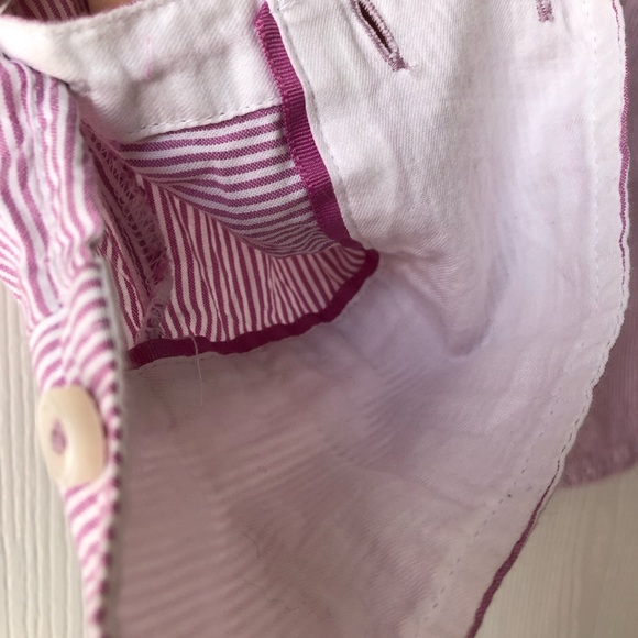 Tommy Hilfiger Pink and White Button Up - Picture 2 of 6